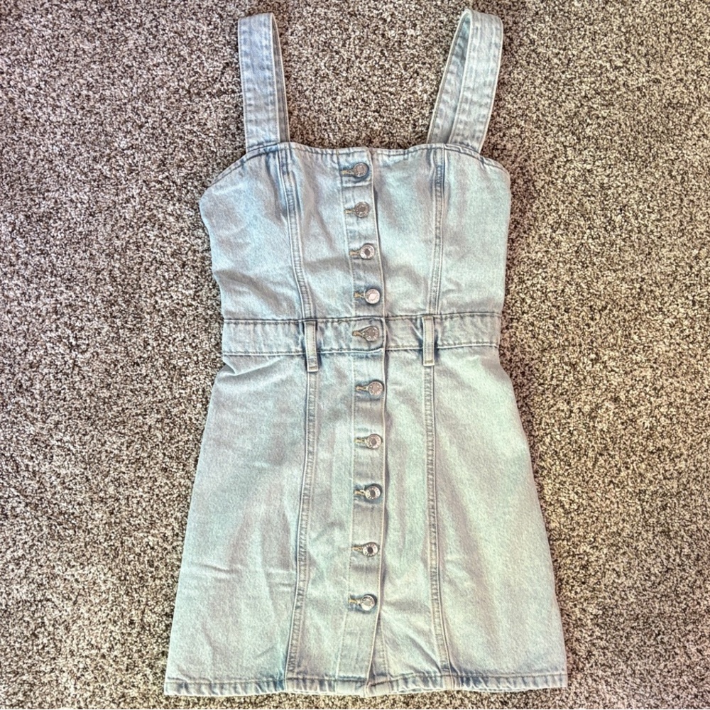 MMG Denim Mini Dress XS